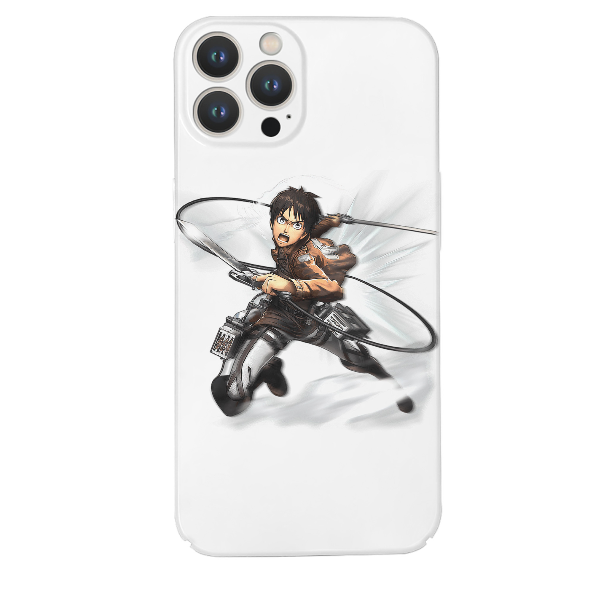 （画像用） 進撃の巨人 エレン･イェーガー Attack on Titan Eren Jäger 【iPhone 14シリーズ対応】ハードケース